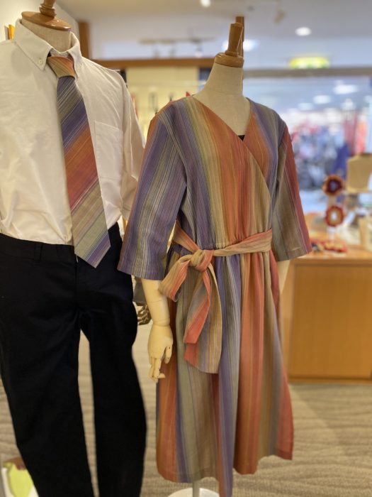 手織りワンピースandネクタイ
